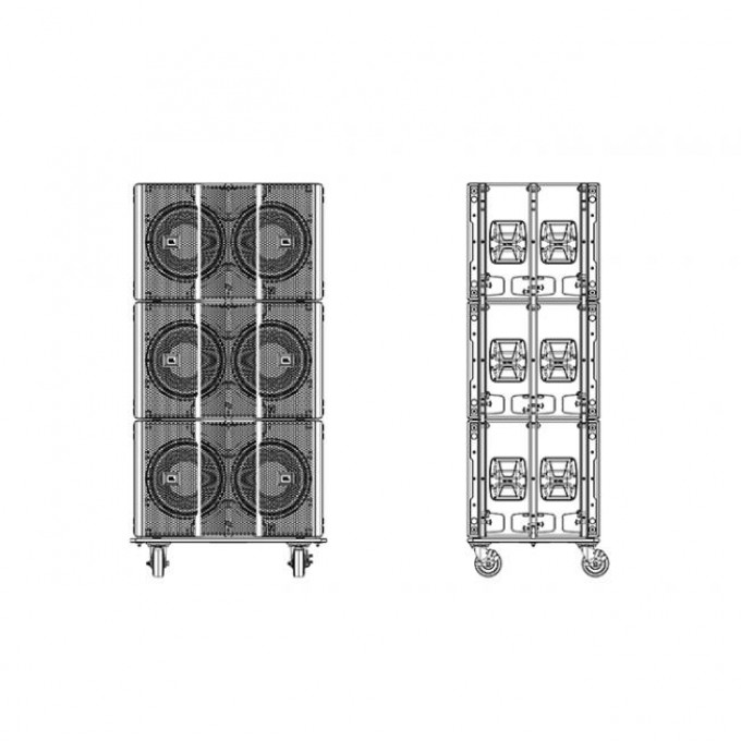 Тележка JBL VTX S25 Vertical Transporter 42324